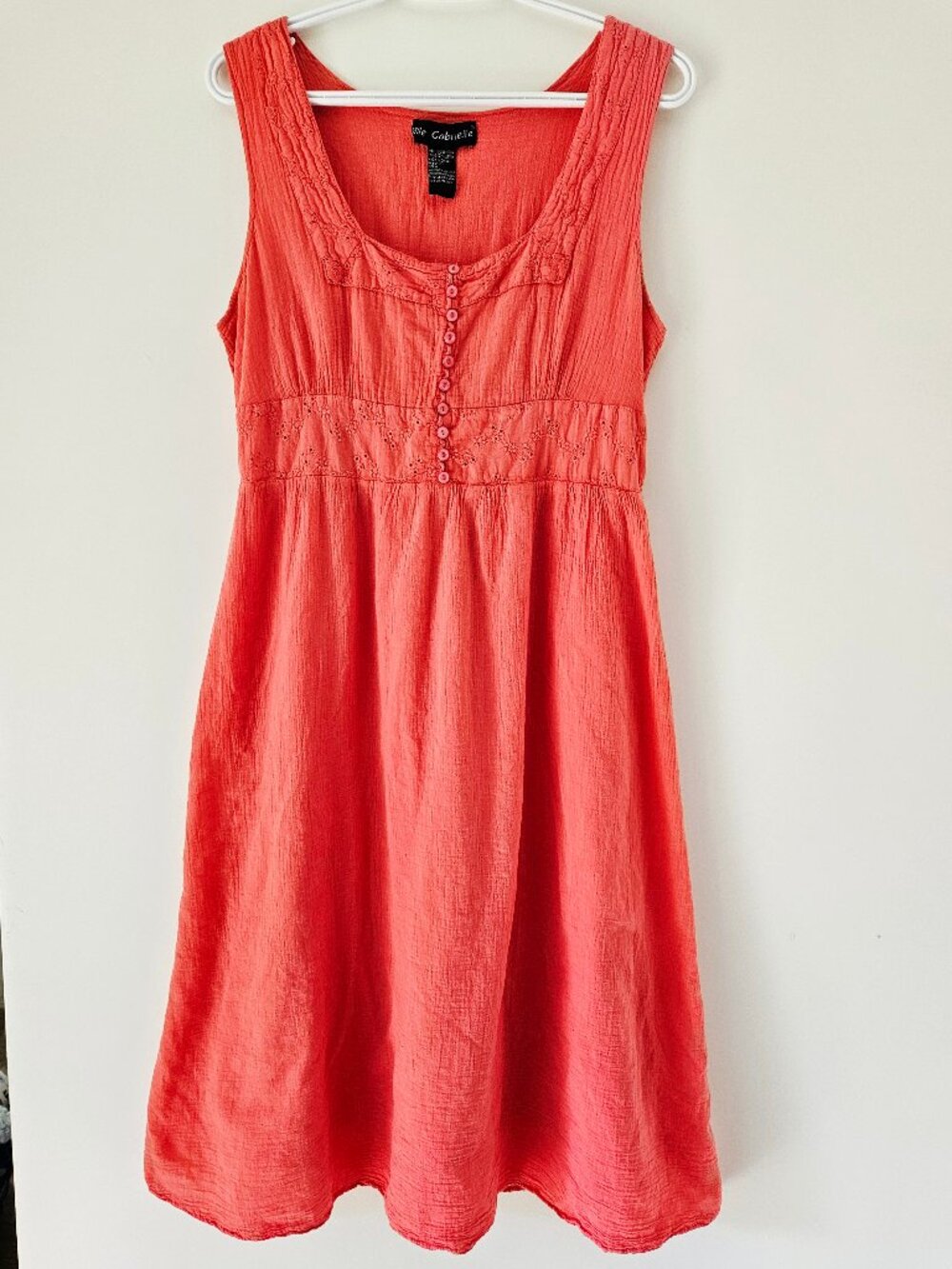 Mille Gabrielle Cotton Sleeveless Dress Size M